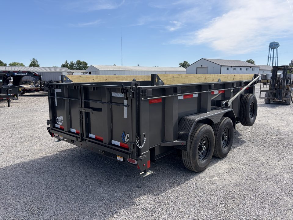 New 2026 Diamond C Trailers LPT207L14X82 (82" X 14') 15.5K Telescopic Dump Trailer