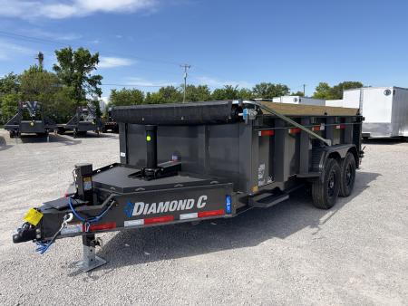 New 2026 Diamond C Trailers LPT207L14X82 (82  X 14') 15.5K Telescopic Dump Trailer