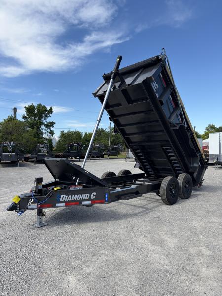 New 2026 Diamond C Trailers LPT207L14X82 (82" X 14') 15.5K Telescopic Dump Trailer