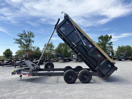 New 2026 Diamond C Trailers LPT207L14X82 (82" X 14') 15.5K Telescopic Dump Trailer