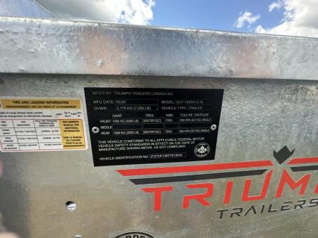 New 2026 Triumph Trailers GU7-TA80X12-35 Utility Trailer