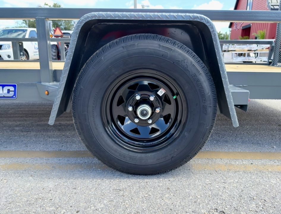 New 2026 Sure-Trac 7x14 5K W/ Brakes Tube Top Utility Trailer