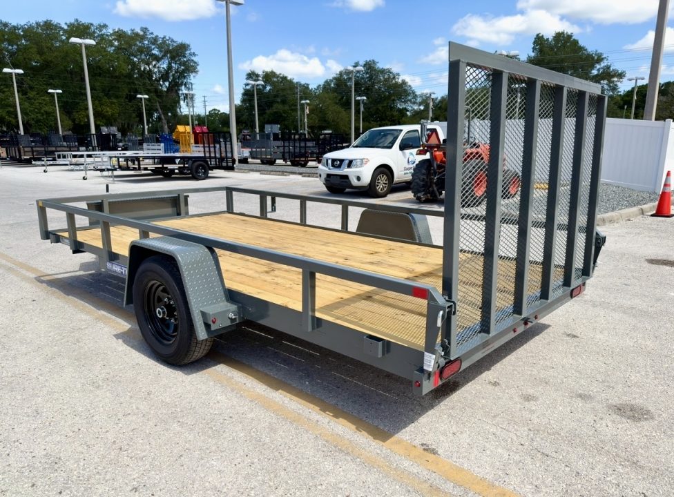 New 2026 Sure-Trac 7x14 5K W/ Brakes Tube Top Utility Trailer