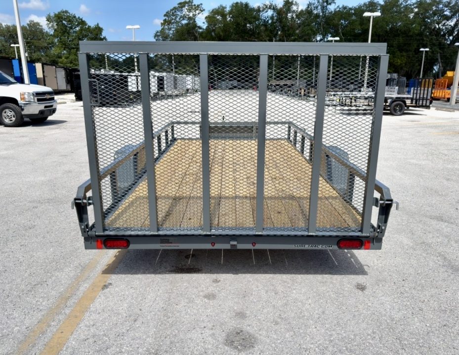New 2026 Sure-Trac 7x14 5K W/ Brakes Tube Top Utility Trailer