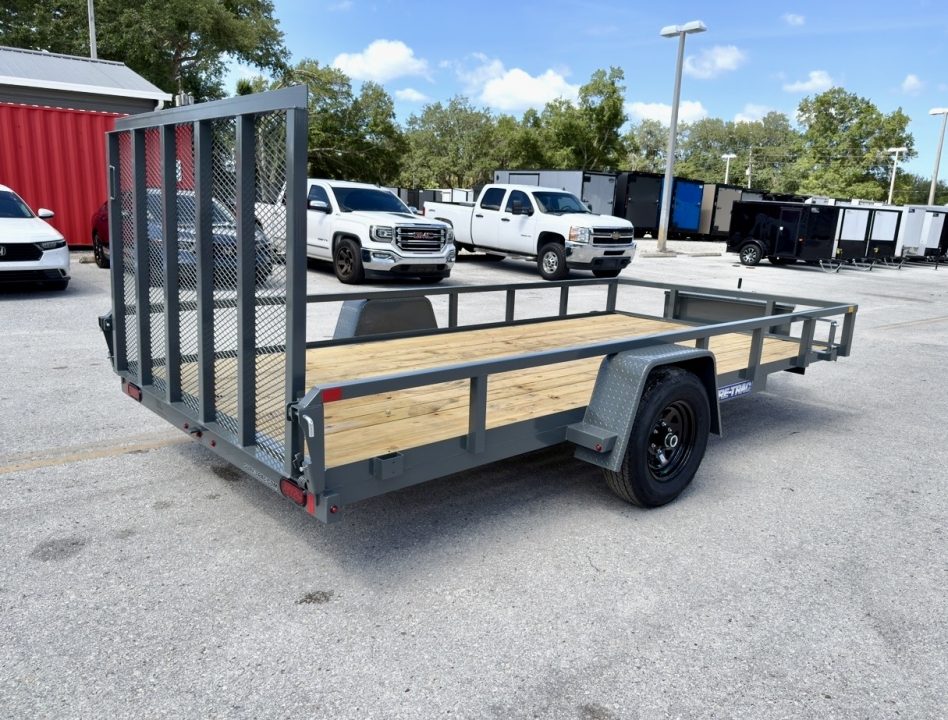 New 2026 Sure-Trac 7x14 5K W/ Brakes Tube Top Utility Trailer