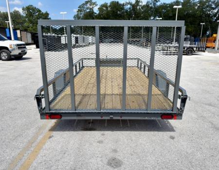 New 2026 Sure-Trac 7x14 5K W/ Brakes Tube Top Utility Trailer