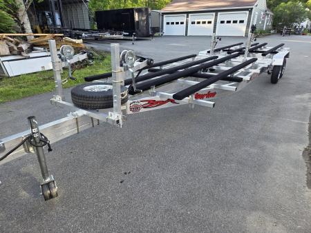 New 2026 Wolverine Trailers 28 foot aluminum custom 4 place pwc jet ski trailer Boat Trailer