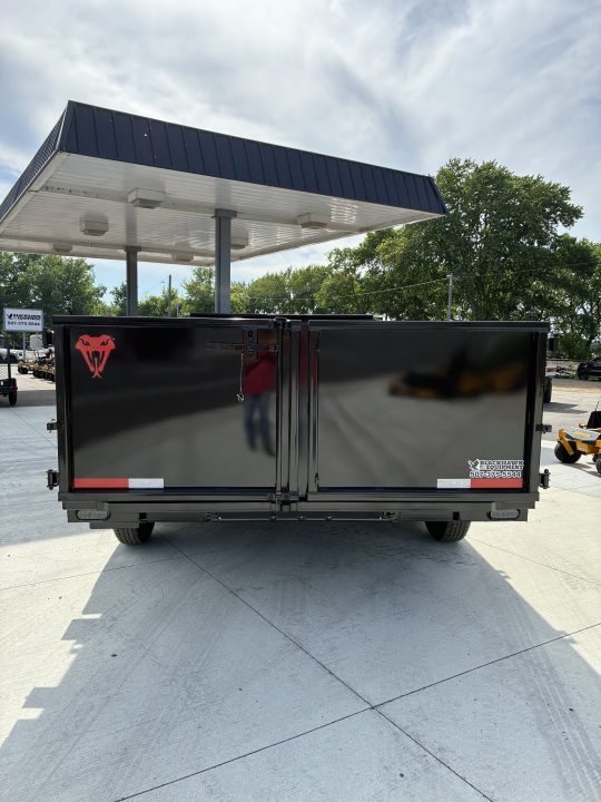 New 2026 Texas Pride Trailers 7x16 16k GVWR Dump Trailer 3' Foot Sides Tarp Spare Included