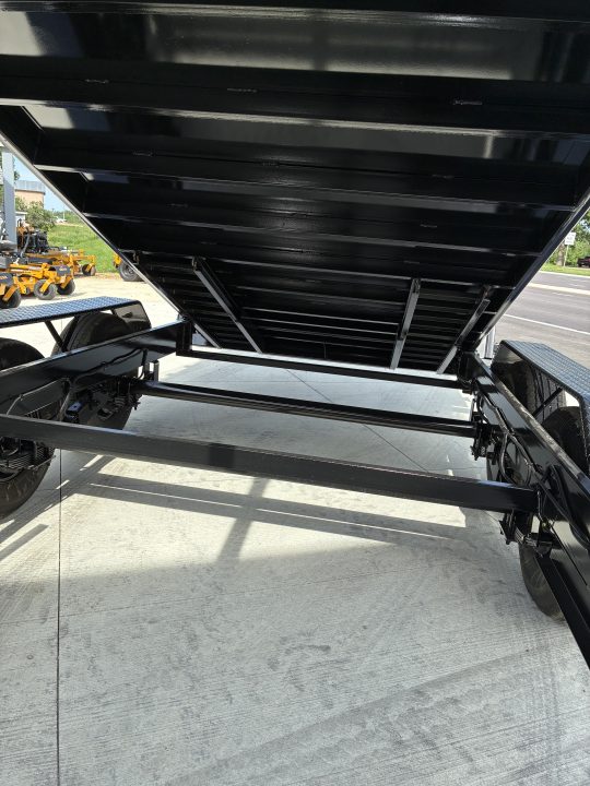 New 2026 Texas Pride Trailers 7x16 16k GVWR Dump Trailer 3' Foot Sides Tarp Spare Included