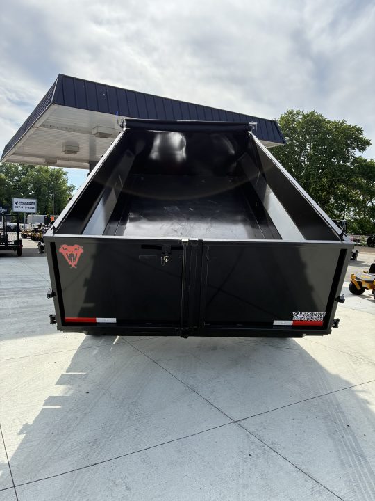 New 2026 Texas Pride Trailers 7x16 16k GVWR Dump Trailer 3' Foot Sides Tarp Spare Included