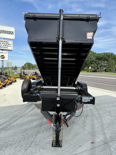 New 2026 Texas Pride Trailers 7x16 16k GVWR Dump Trailer 3' Foot Sides Tarp Spare Included