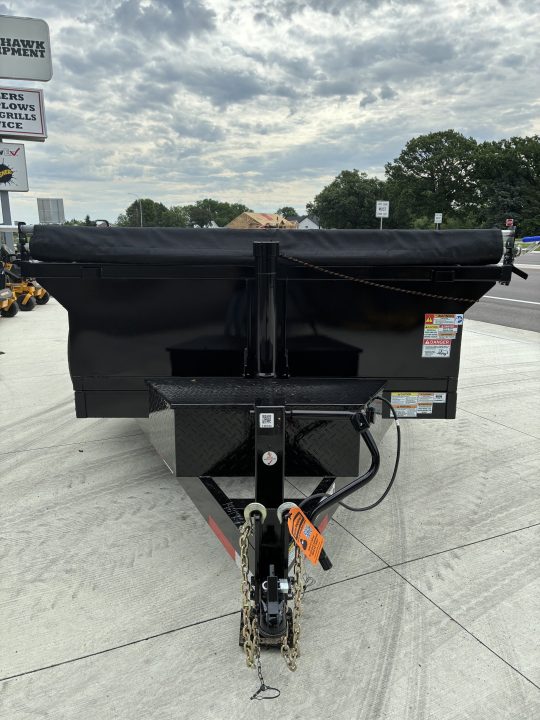 New 2026 Texas Pride Trailers 7x16 16k Dump Trailer 2' Foot Sides Tarp Spare Ramps
