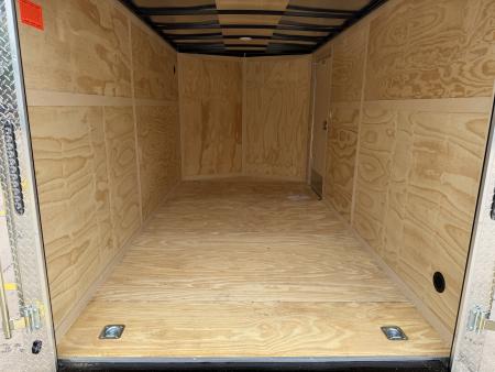New #056538 2027 FOREST RIVER TA2 7 X 14 TANDEM AXLE 7K ENCLOSED W/ REAR RAMP DOOR