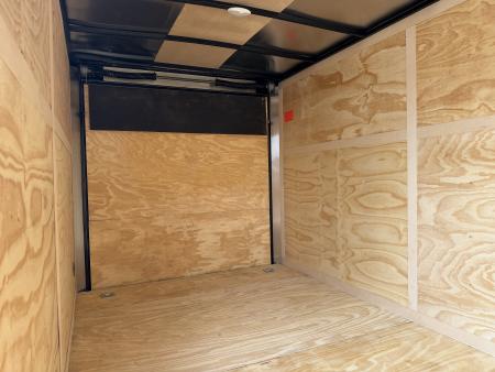 New #056538 2027 FOREST RIVER TA2 7 X 14 TANDEM AXLE 7K ENCLOSED W/ REAR RAMP DOOR