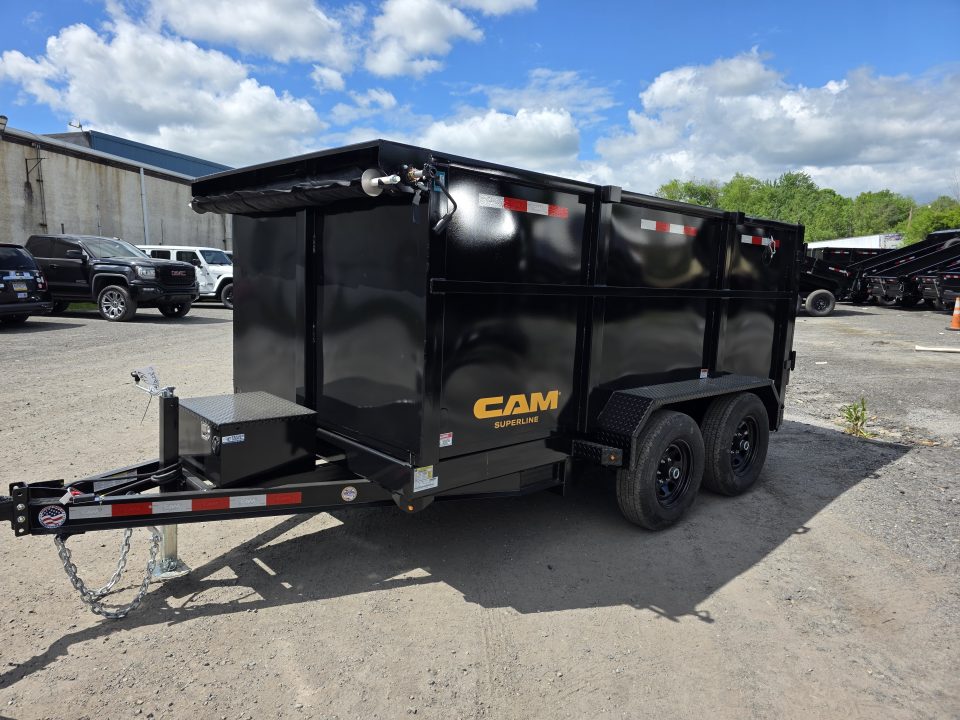 New 2026 Cam Superline 6X12 11.1K - 4' HIGH SIDES Dump Trailer