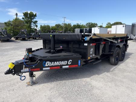 New 2026 Diamond C Trailers LPT207L14X82 (82  X 14') 15.5K Telescopic Dump Trailer