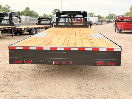 New 2026 Diamond T 8.5-24 Single Wheel Gooseneck Deckover Equipment Hauler W/ 14 PLY Tire Upgrade 15K GVWR