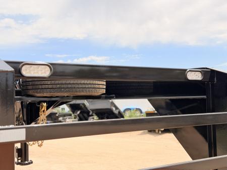 New 2026 Diamond T 8.5-24 Single Wheel Gooseneck Deckover Equipment Hauler W/ 14 PLY Tire Upgrade 15K GVWR