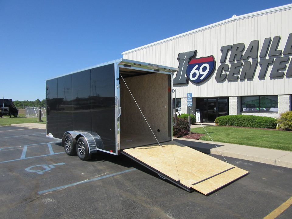 New 2026 Impact Trailers 7 x 16 KI-DX8416-070 Cargo / Enclosed Trailer 7K / Rear Flare / D-Rings