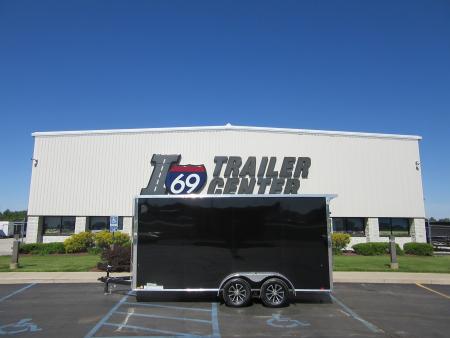 New 2026 Impact Trailers 7 x 16 KI-DX8416-070 Cargo / Enclosed Trailer 7K / Rear Flare / D-Rings