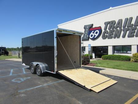 New 2026 Impact Trailers 7 x 16 KI-DX8416-070 Cargo / Enclosed Trailer 7K / Rear Flare / D-Rings