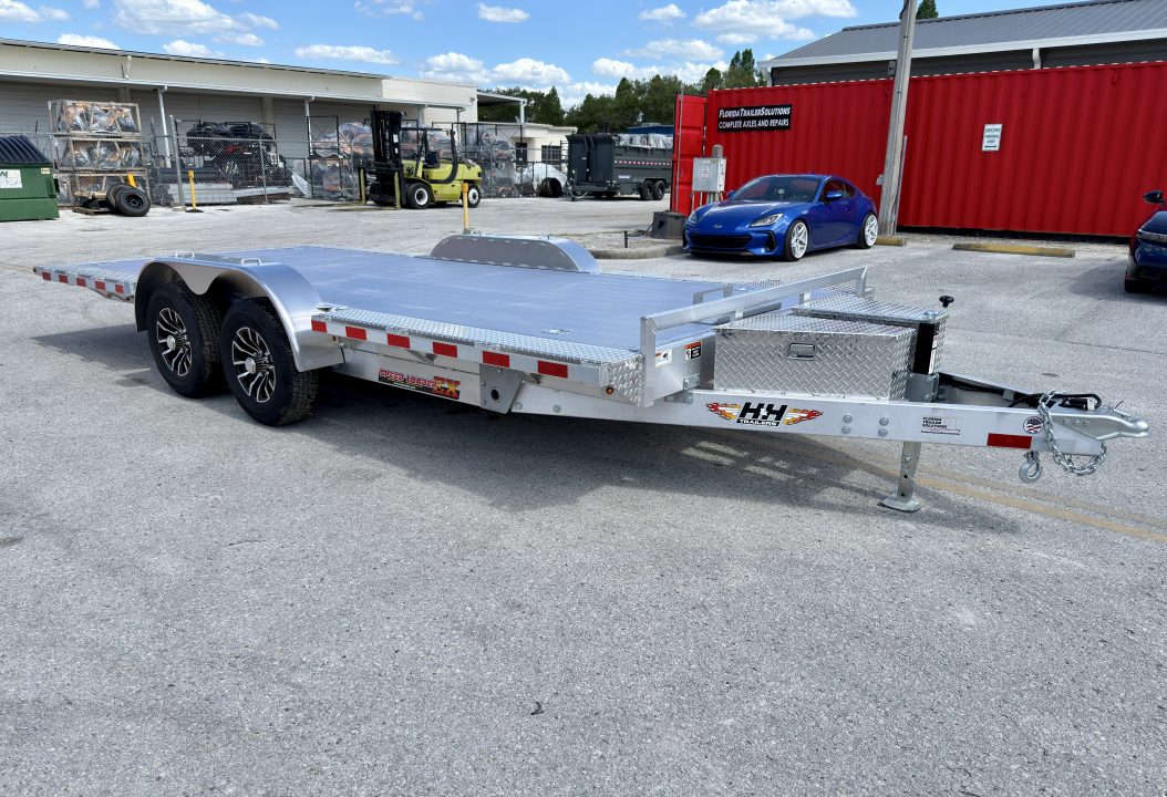 New 2026 H&H Trailers 82x18 10K Speed Loader Car Hauler