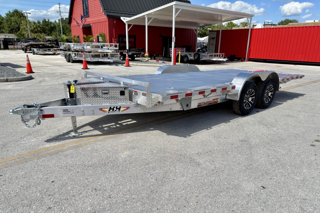New 2026 H&H Trailers 82x18 10K Speed Loader Car Hauler