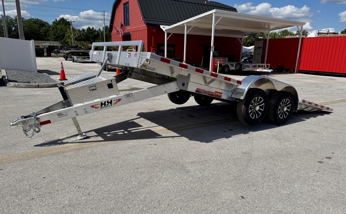 New 2026 H&H Trailers 82x18 10K Speed Loader Car Hauler