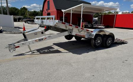New 2026 H&H Trailers 82x18 10K Speed Loader Car Hauler