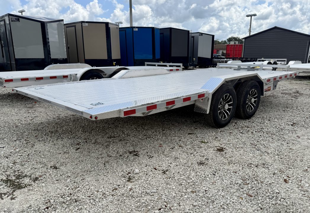 New 2026 H&H Trailers 7X18 10K Full Width Speed Loader Car Hauler