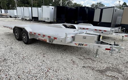 New 2026 H&H Trailers 7X18 10K Full Width Speed Loader Car Hauler