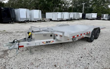New 2026 H&H Trailers 7X18 10K Full Width Speed Loader Car Hauler