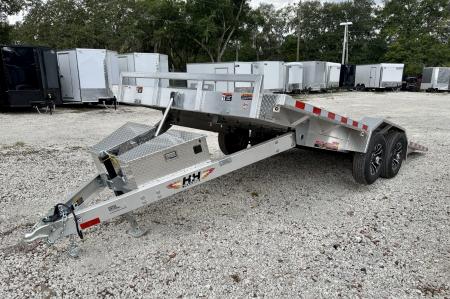 New 2026 H&H Trailers 7X18 10K Full Width Speed Loader Car Hauler