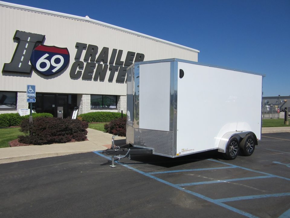 New 2026 Impact Trailers 7 x 14 KI-DX8414-070 Cargo / Enclosed Trailer 7K / Rear Flare / D-Rings