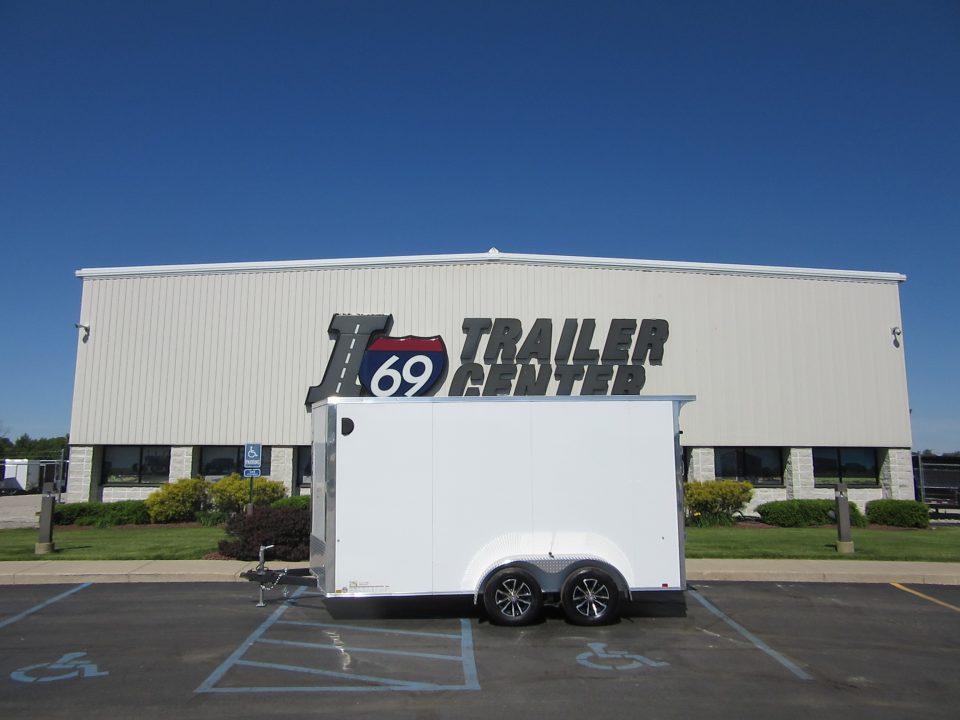 New 2026 Impact Trailers 7 x 14 KI-DX8414-070 Cargo / Enclosed Trailer 7K / Rear Flare / D-Rings