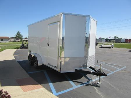 New 2026 Impact Trailers 7 x 14 KI-DX8414-070 Cargo / Enclosed Trailer 7K / Rear Flare / D-Rings