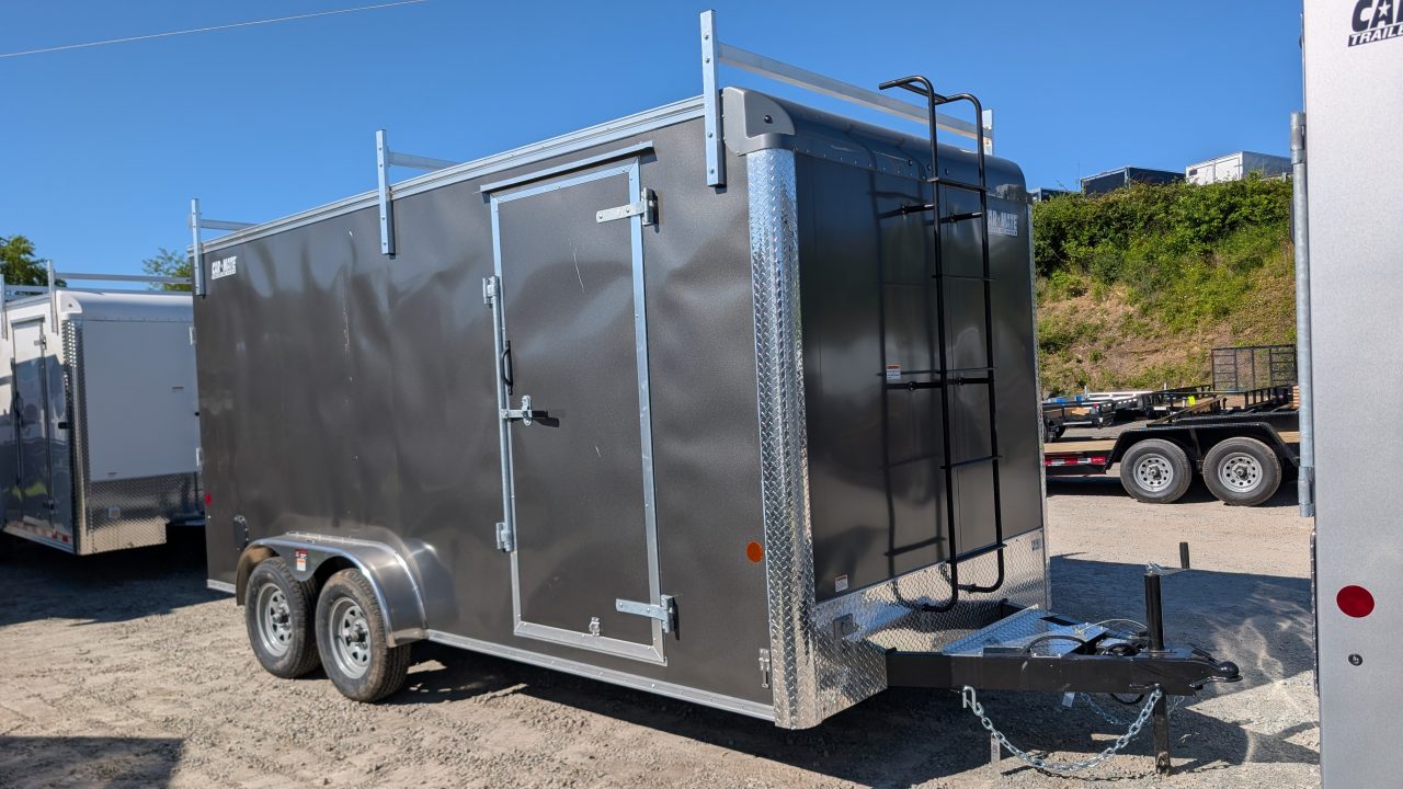 New 2026 Car Mate 7x16 HD Contractor Trailer w/ Ramp
