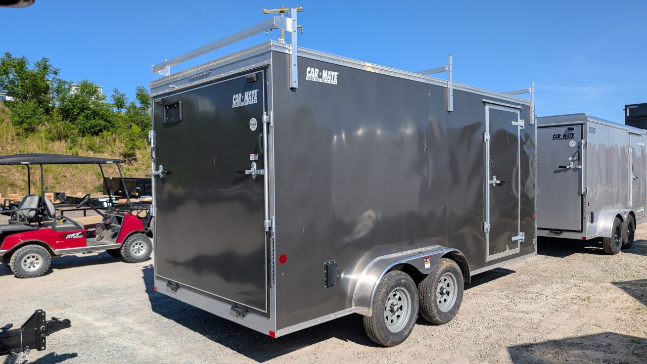 New 2026 Car Mate 7x16 HD Contractor Trailer w/ Ramp