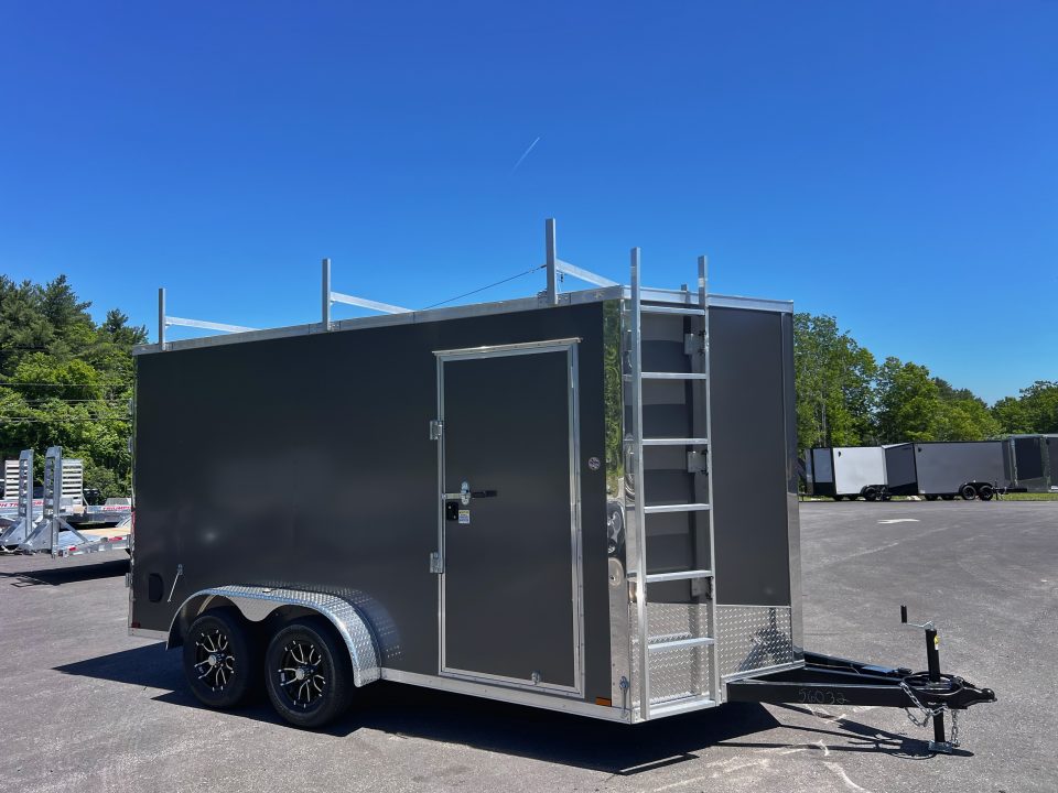New 2026 Spartan 7X14 +2ft V-nose /7' interior height / .080 Polycore/ Contractor Package / Walkable-Roof- 7000GVW