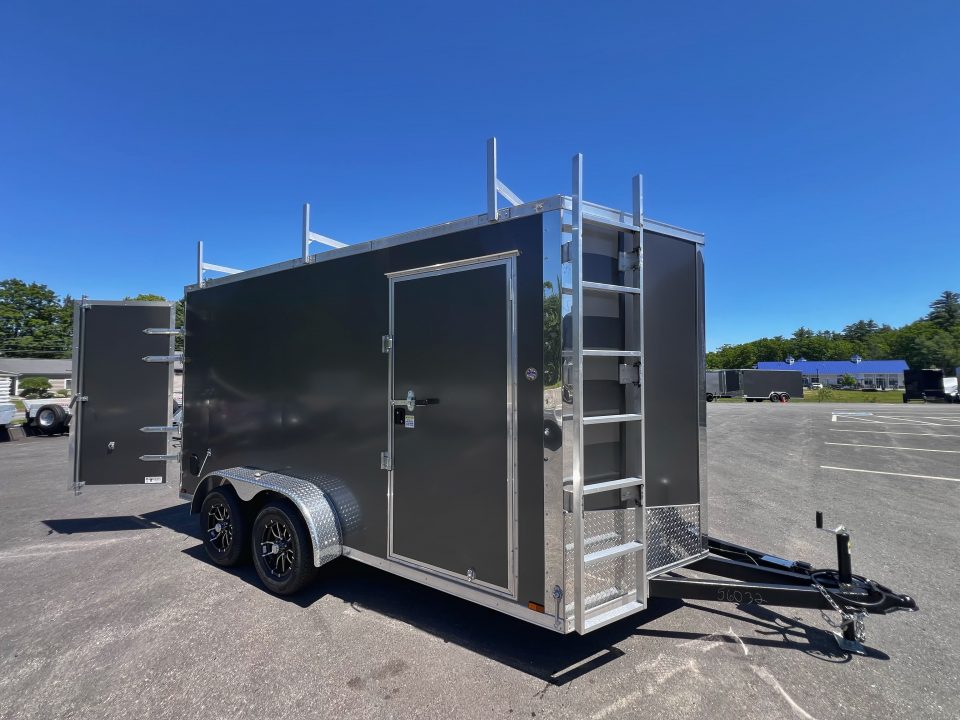 New 2026 Spartan 7X14 +2ft V-nose /7' interior height / .080 Polycore/ Contractor Package / Walkable-Roof- 7000GVW