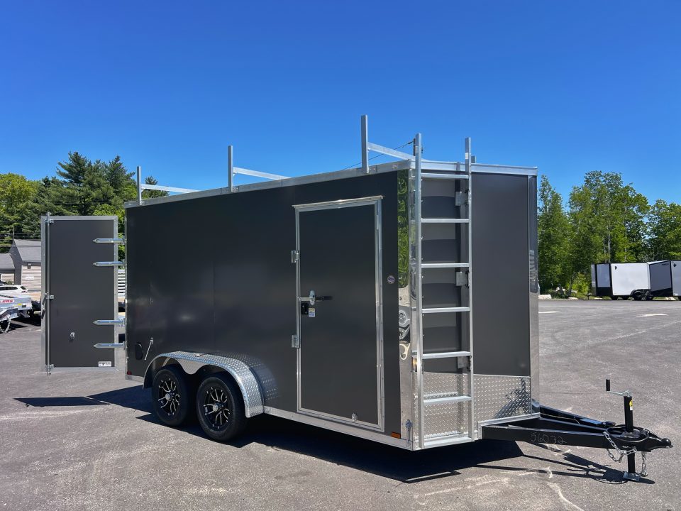 New 2026 Spartan 7X14 +2ft V-nose /7' interior height / .080 Polycore/ Contractor Package / Walkable-Roof- 7000GVW