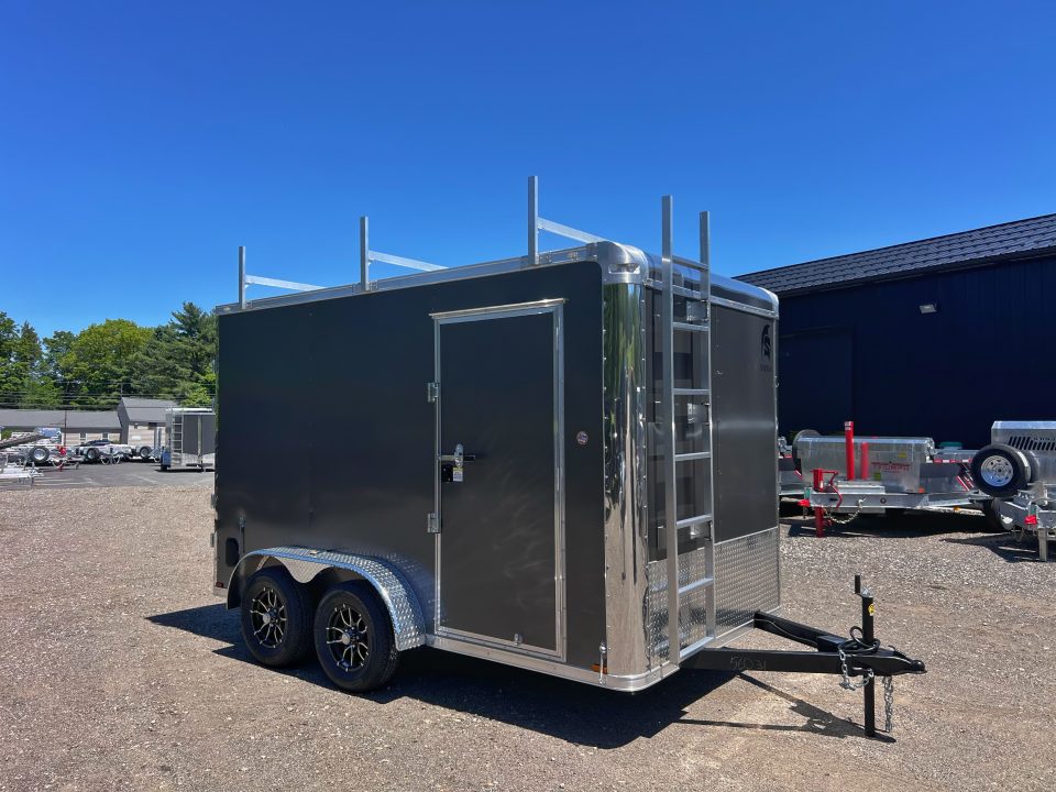 New 2026 Spartan 7X12 Flat Front w/ Cast Corners / 7' interior height / .080 Polycore/ Contractor Package / Walkable-Roof- 7000GVW