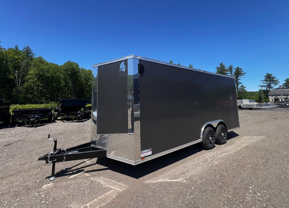 New 2026 Spartan 8.5x18+2ft V-nose/ 7' interior height / Ext. Tongue/ Polycore Exterior - 9990GVW