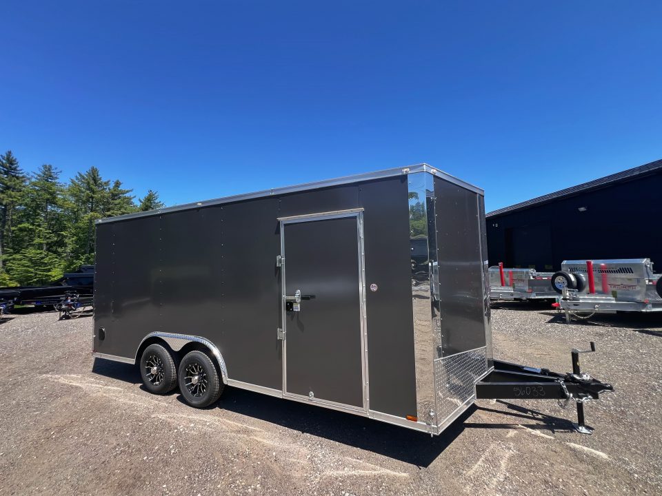 New 2026 Spartan 8.5x18+2ft V-nose/ 7' interior height / Ext. Tongue/ Polycore Exterior - 9990GVW