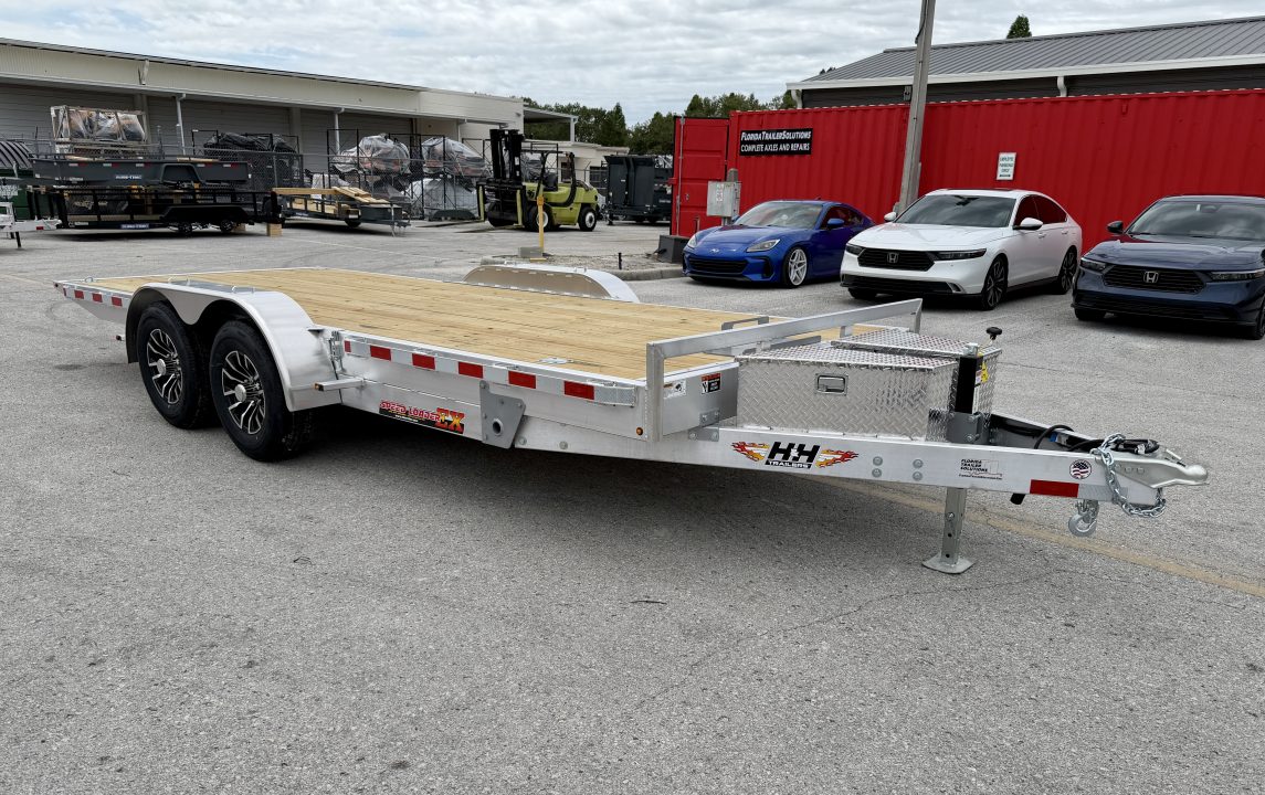 New 2026 H&H Trailers 82x18 10K Speed Loader Car Hauler