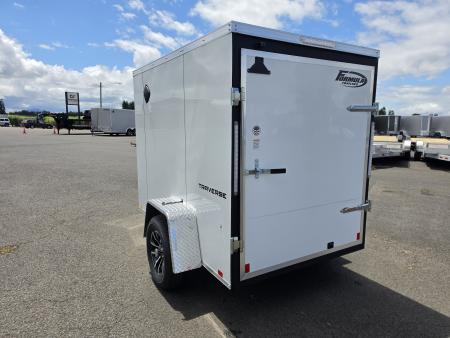 New 2026 Formula 5x8 Enclosed Trailer w/ Aluminum Rims 3K GVWR