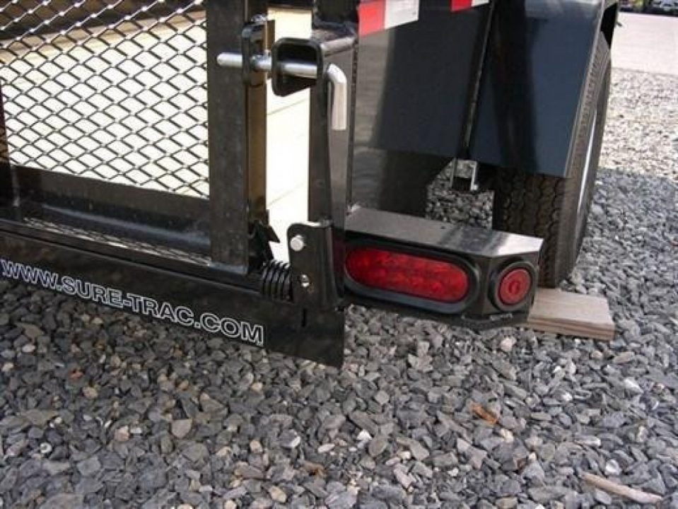 New 6 x 12 Sure-Trac 14" Steel High Side Landscape Trailer 3k