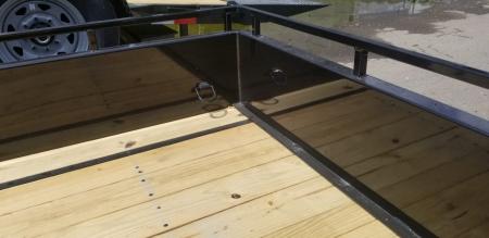 New 6 x 12 Sure-Trac 14" Steel High Side Landscape Trailer 3k