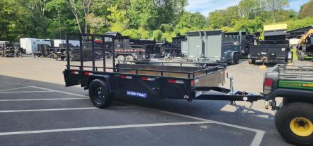 New 6 x 12 Sure-Trac 14" Steel High Side Landscape Trailer 3k