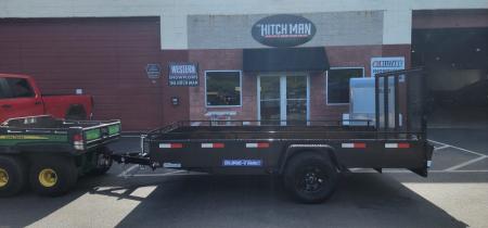 New 6 x 12 Sure-Trac 14  Steel High Side Landscape Trailer 3k